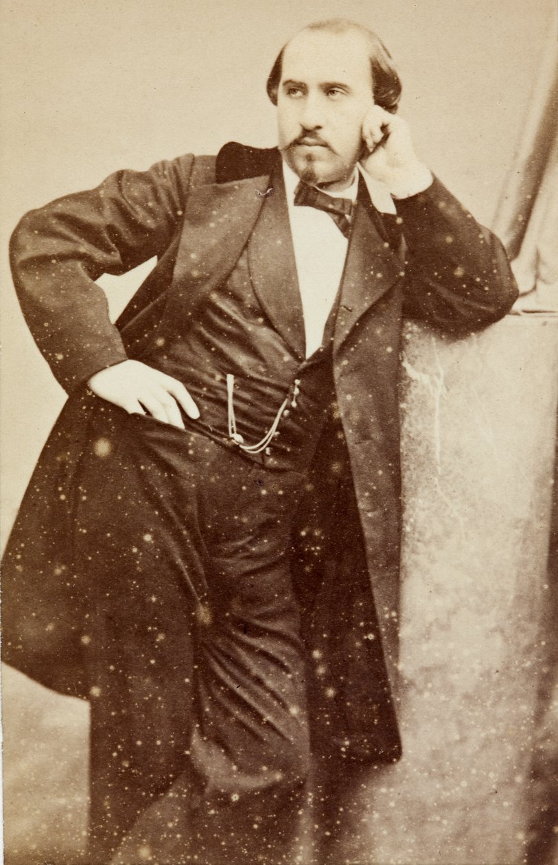 Portret Gabriela Fauré, ok. 1860 r. (zdjęcie czarno-białe) autorstwa Unknown photographer