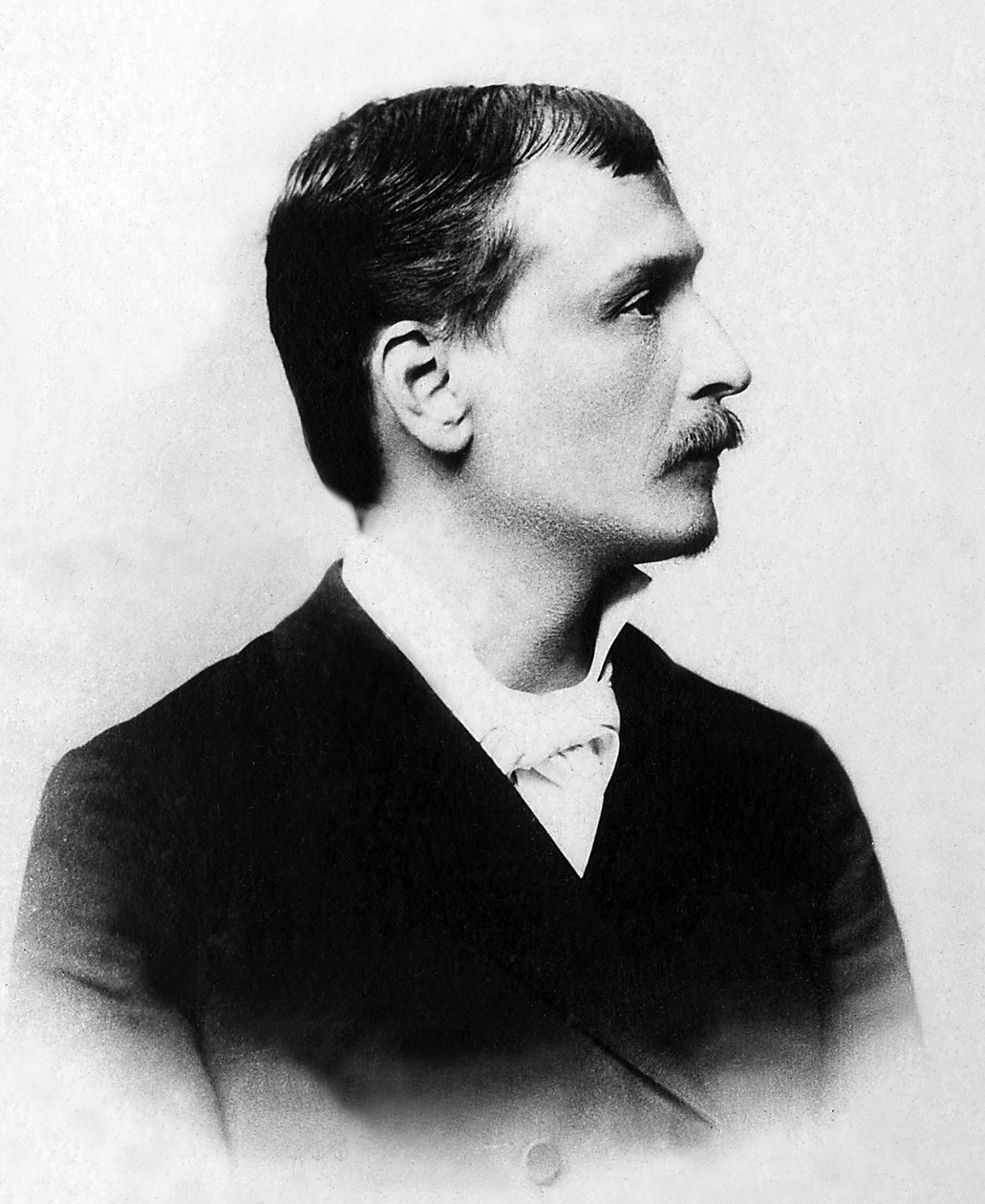 Portret Georgesa Moineau z Georges Courteline (1858-1929), francuskiego powieściopisarza i dramaturga. autorstwa Unknown photographer