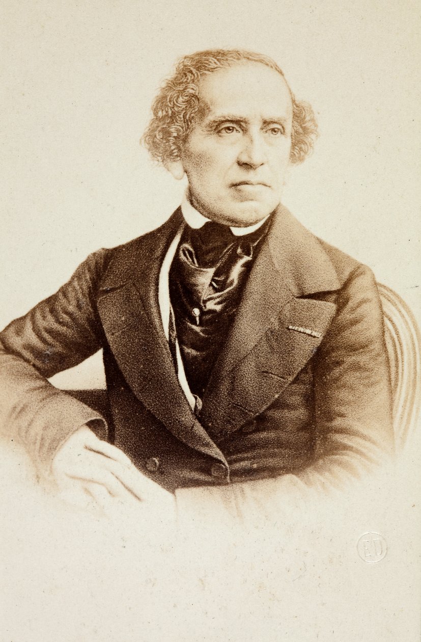 Portret Giacomo Meyerbeera autorstwa Unknown photographer