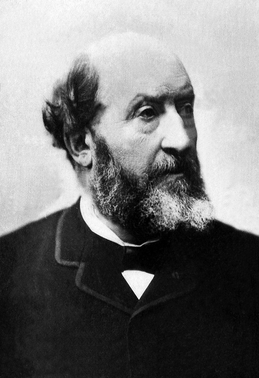 Portret Guillaume Victor Emile Augier (1820-1889), poeta i dramaturg. autorstwa Unknown photographer