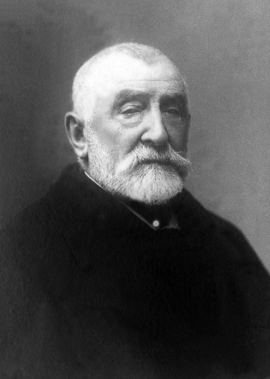Portret Henri Josepha Harpigniesa (1819-1916), francuskiego malarza i akwarelisty. autorstwa Unknown photographer