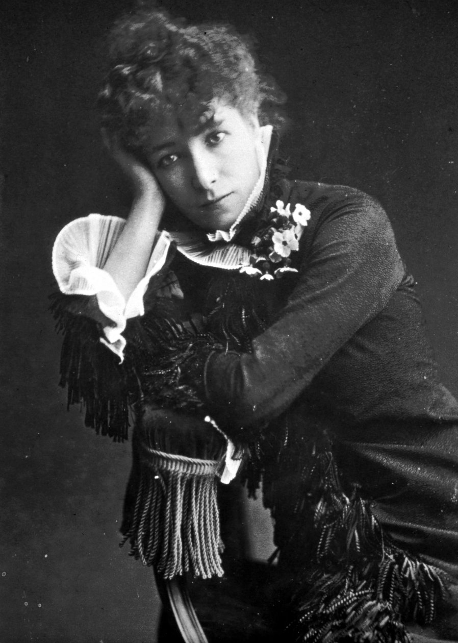 Portret Henrietty Rosine Bernard dit Sarah Bernhardt (1844-1923) autorstwa Unknown photographer
