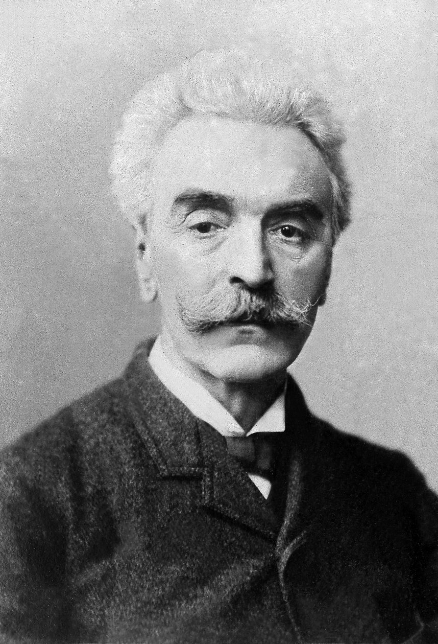 Portret Jean Leon (Jean-Leon) Gerome (1824-1904), francuskiego malarza i rzeźbiarza autorstwa Unknown photographer