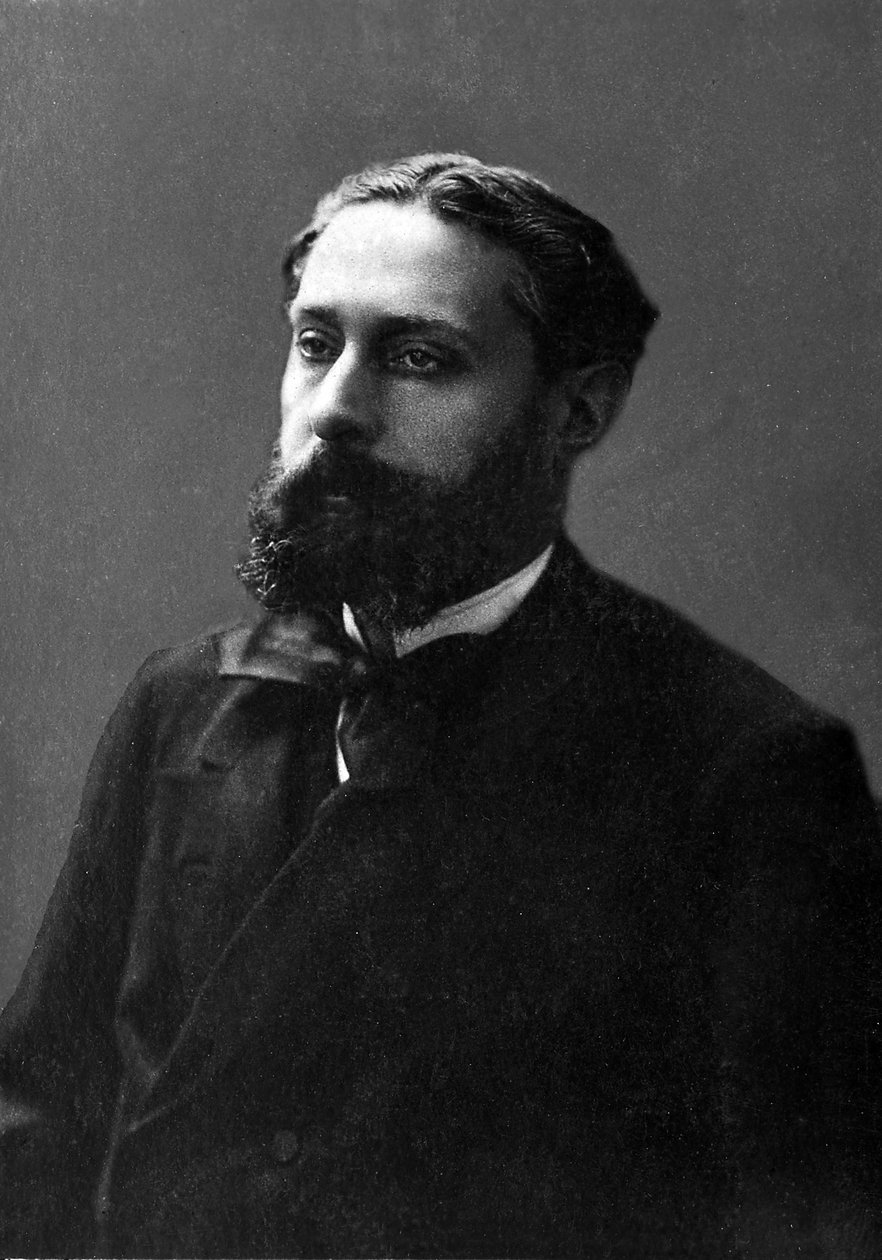 Portret Jose Marii (Jose-Maria) autorstwa Heredii (1842-1905), francuskiego poety pochodzenia kubańskiego. autorstwa Unknown photographer
