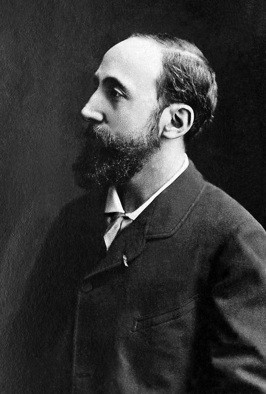 Portret Julesa Claretie (1840-1888), francuskiego powieściopisarza. autorstwa Unknown photographer