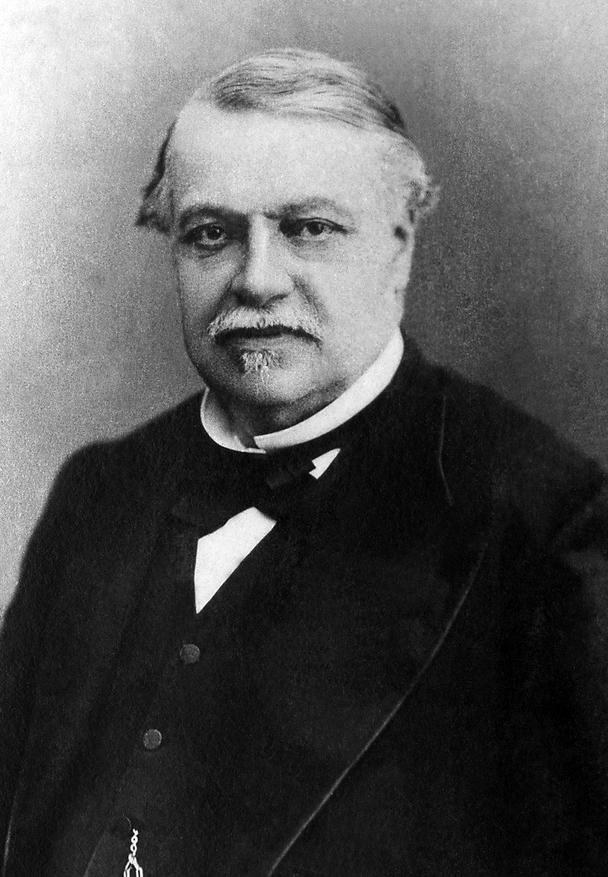 Portret Leona Saya (1826-1896), francuskiego polityka piekarza. autorstwa Unknown photographer