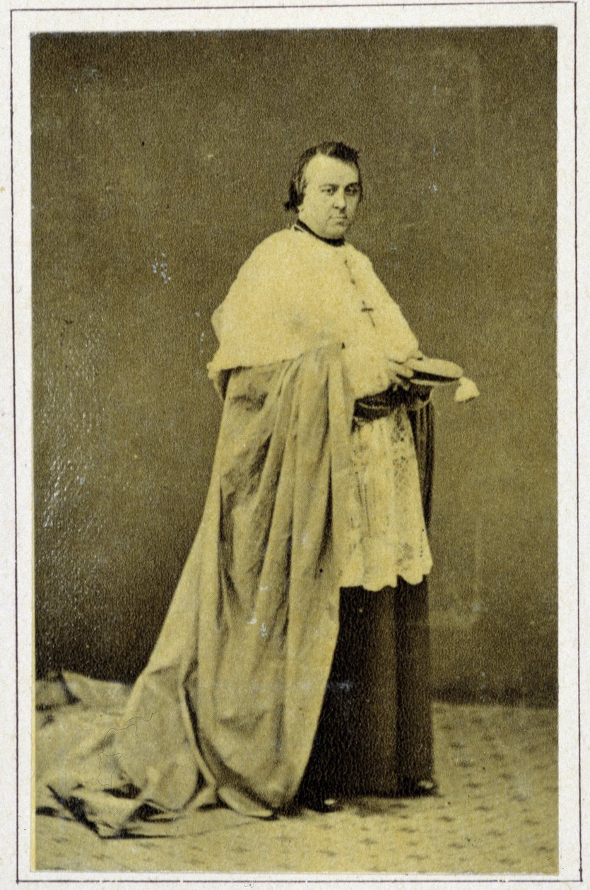 Portret prałata Lavigerie (1825 - 1892) z 1869 r. autorstwa Unknown photographer