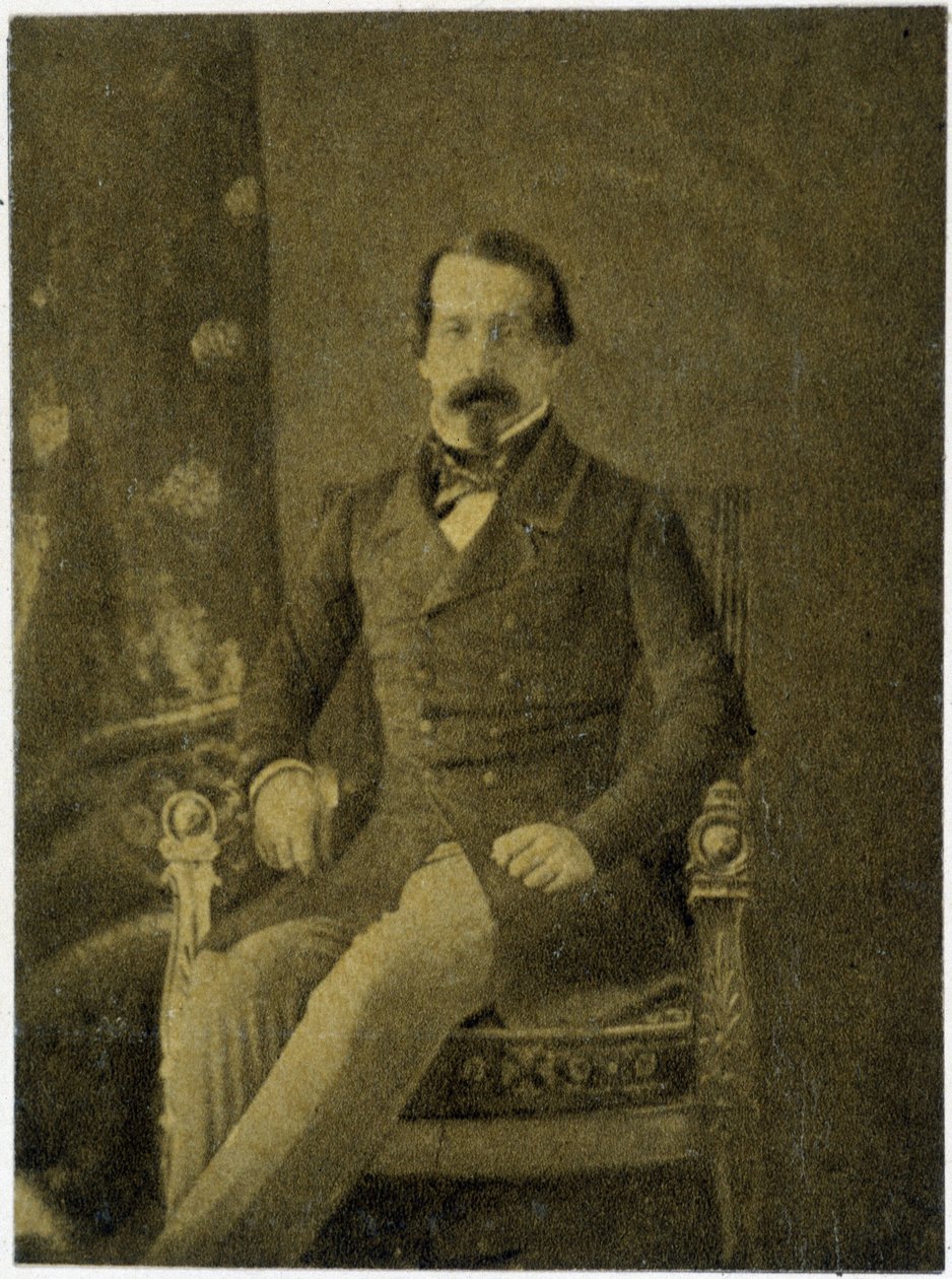 Portret Napoleona III: „”Prezydent Książę (1852). autorstwa Unknown photographer
