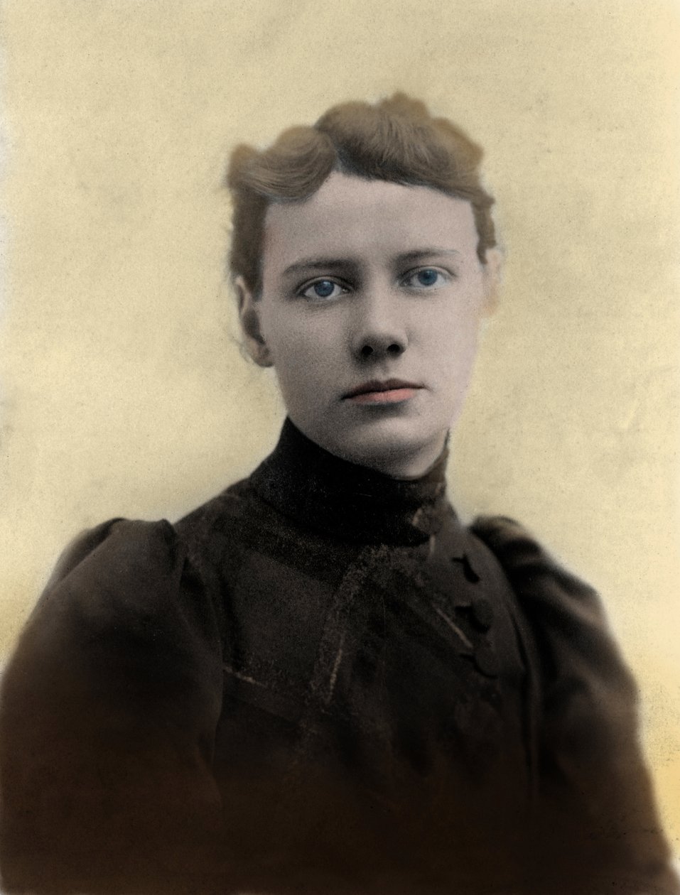 Portret Nellie Bly (Elizabeth Jane Cochrane) 1864-1922 Amerykańska dziennikarka autorstwa Unknown photographer