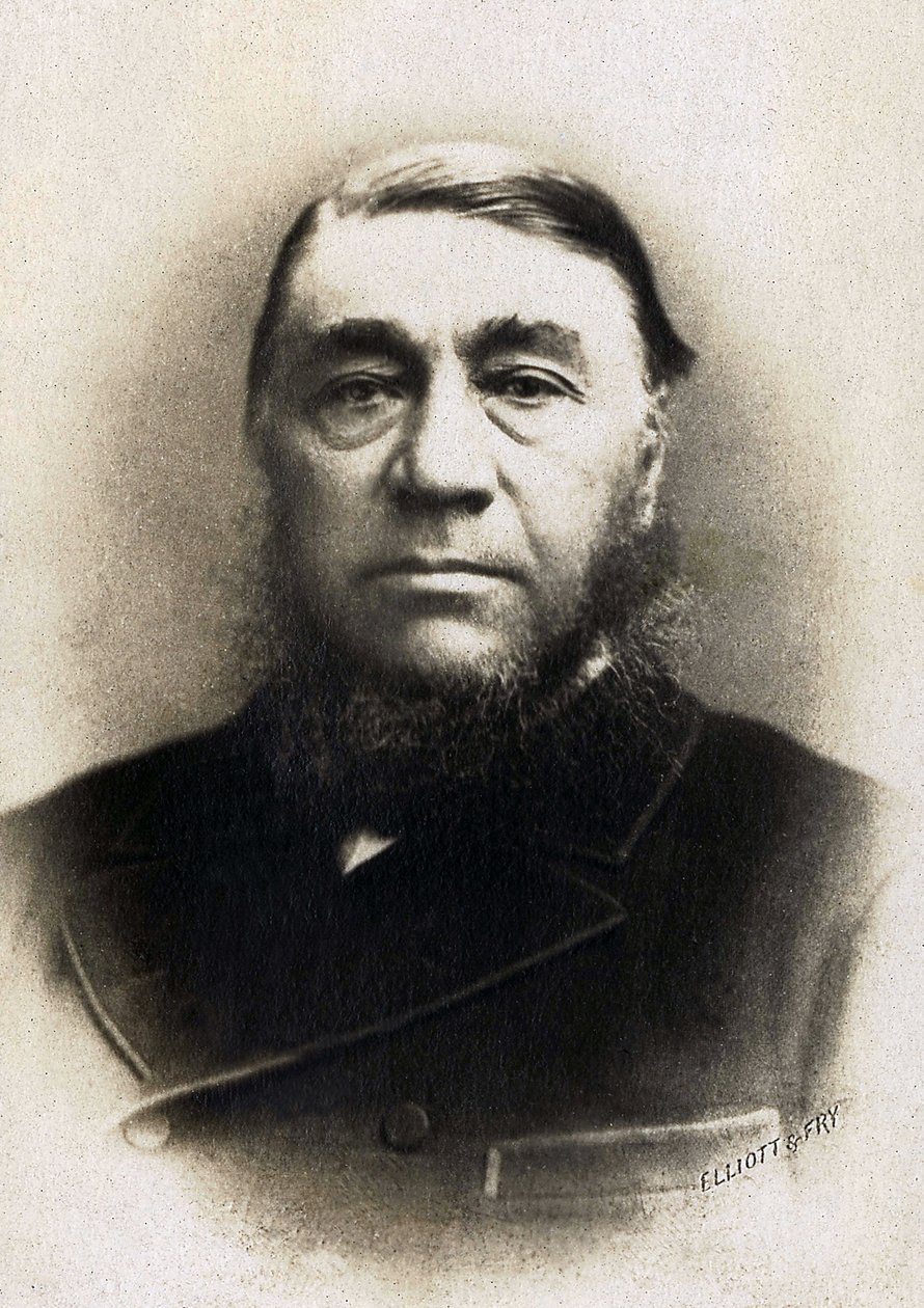 Portret Paula Krugera (1825-1904), byłego prezydenta Republiki Transwalu w RPA. autorstwa Unknown photographer
