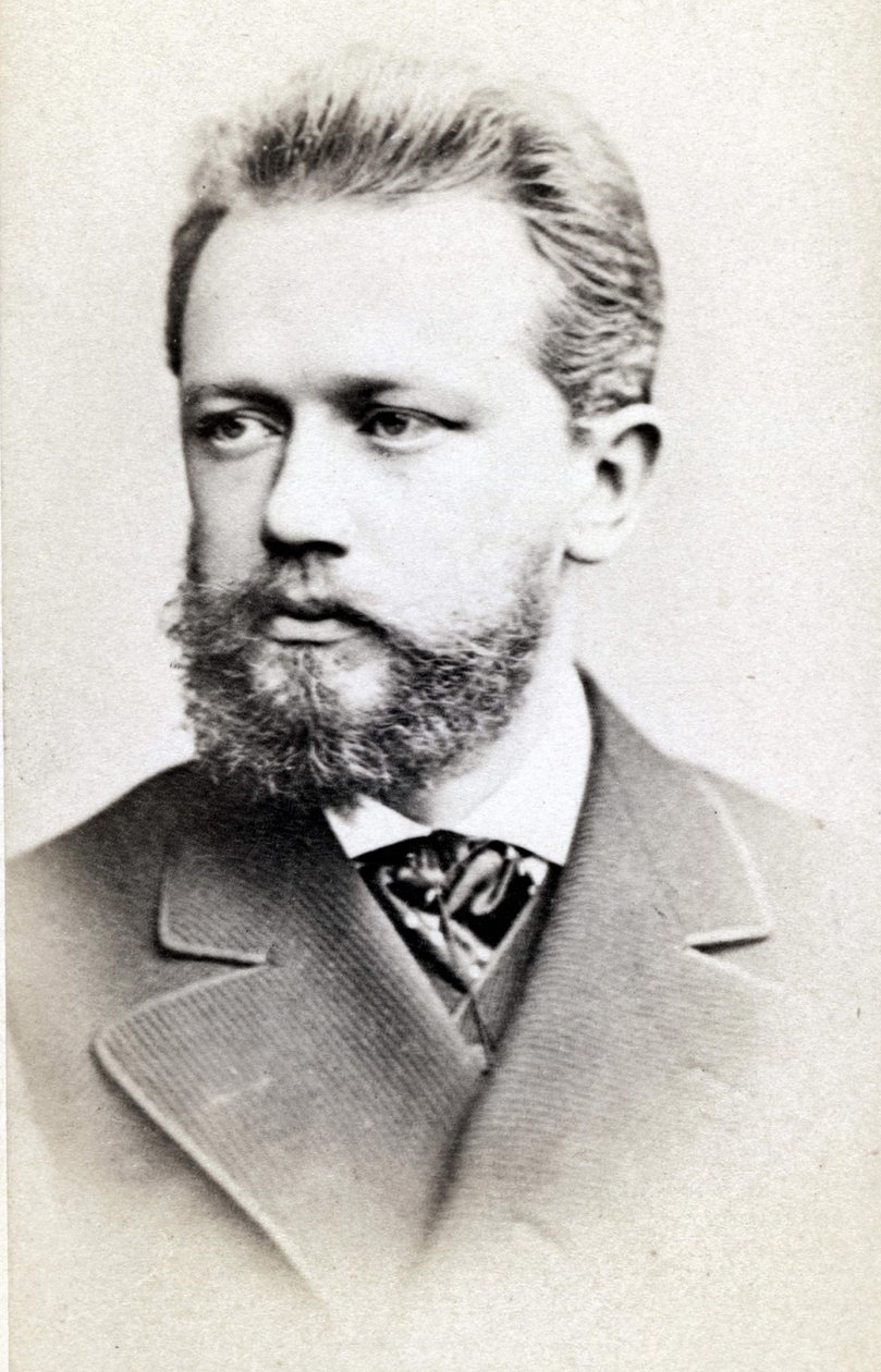 Portret Pietro lub Piotra Iljicza Czajkowskiego (lub Czajkowskiego) autorstwa Unknown photographer