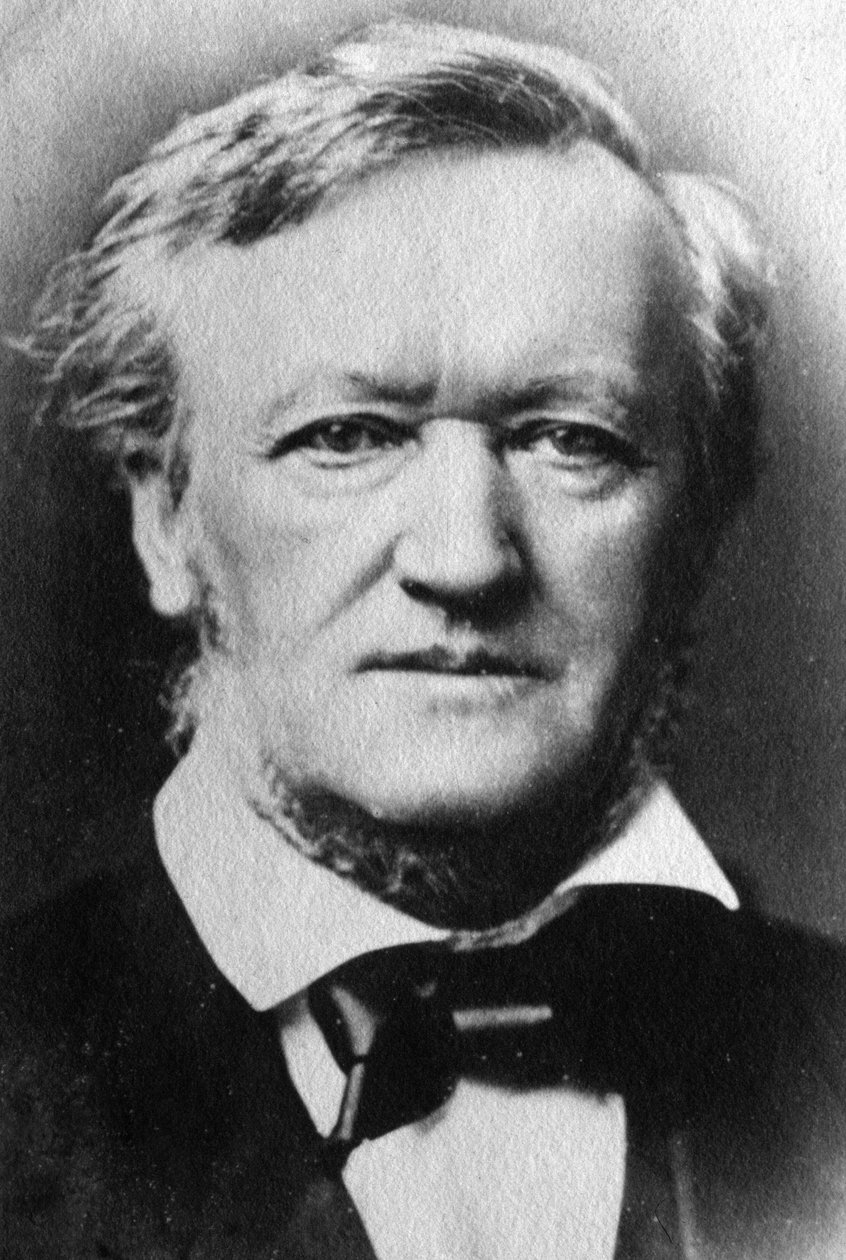 Portret Richarda Wagnera (zdjęcie czarno-białe) autorstwa Unknown photographer