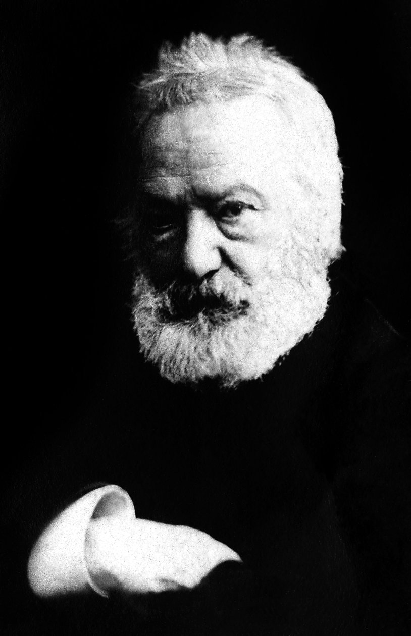Portret Victora Hugo (1802-1885), francuskiego powieściopisarza. autorstwa Unknown photographer