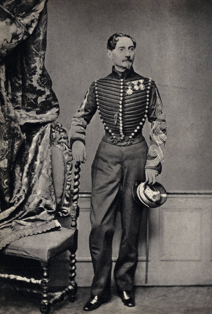 Portret dowódcy armii francuskiej. Fotografia, koniec XIX wieku, Paryż. Dz. Selva. autorstwa Unknown photographer