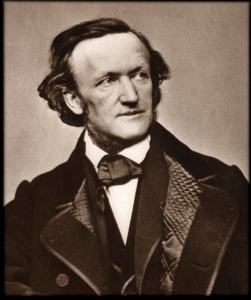Portret kompozytora Richarda Wagnera (1813-1883) - Portret Richarda Wagnera (1813-1883), niemieckiego kompozytora. autorstwa Unknown photographer