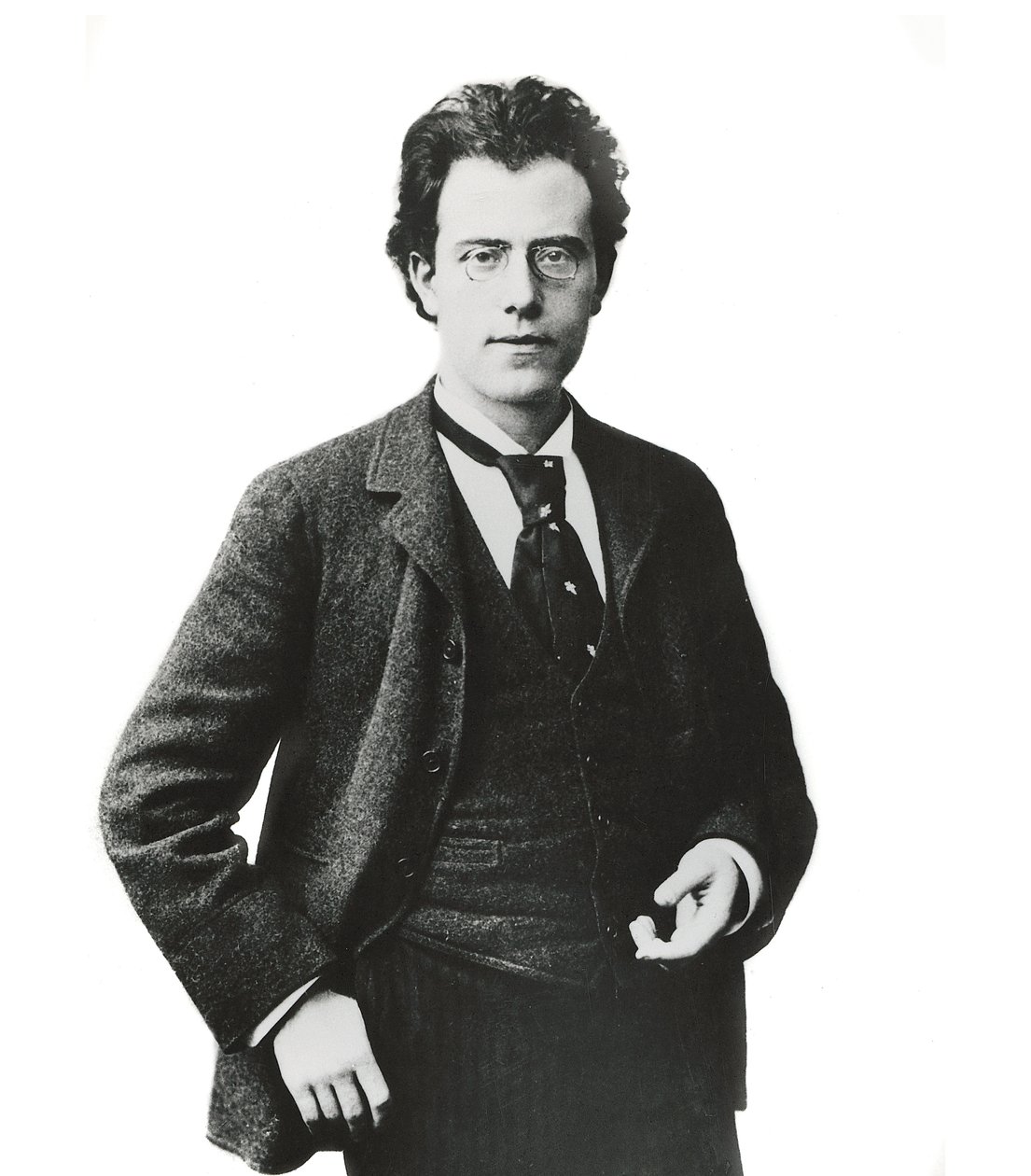 Portret austriackiego kompozytora i dyrygenta Gustava Mahlera - autorstwa Unknown photographer