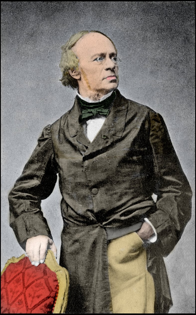 Portret francuskiego kompozytora Jacques Fromental Levy dit Halevy (1799-1862) autorstwa Unknown photographer