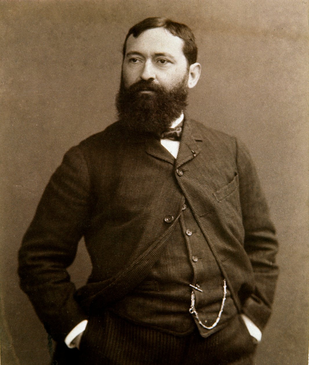 Portret włoskiego malarza Giuseppe De Nittis (1846-1884) Fotografia autorstwa Unknown photographer