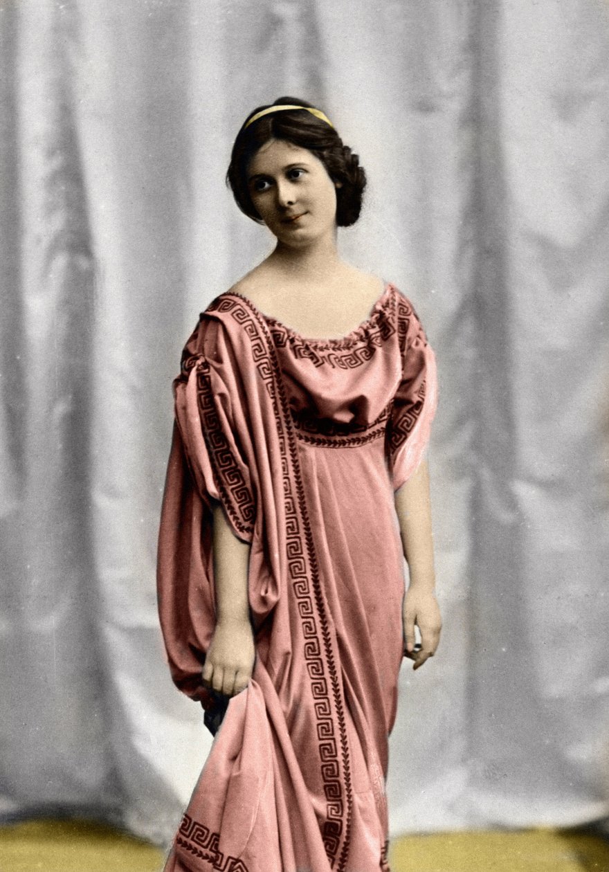 Portret tancerki Isadory Duncan (1877-1927) (Portret tancerki Isadory Duncan) Fotografia pocz. XX w. Zbiory prywatne autorstwa Unknown photographer