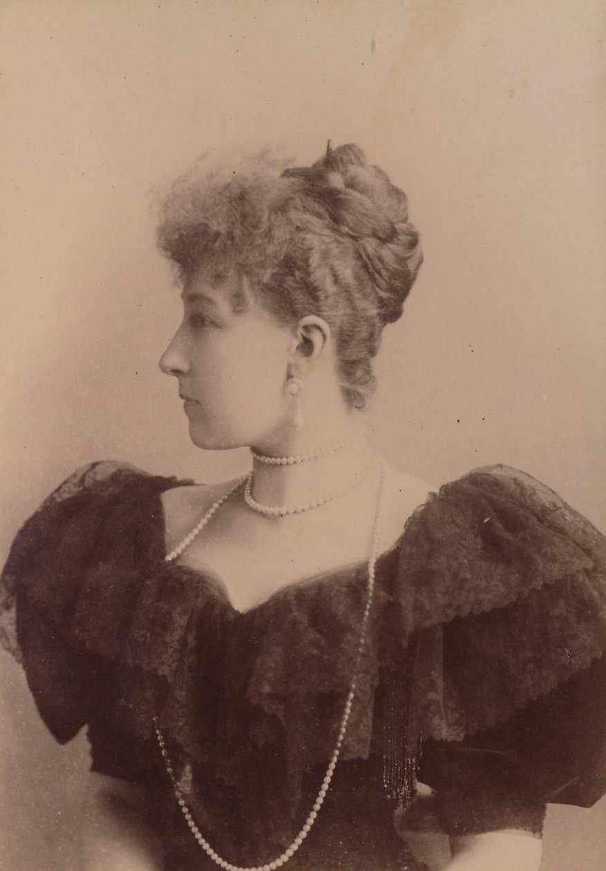 Księżniczka belgijska Stéphanie Clotilde Louise Herminie Marie Charlotte (21 maja 1864 - 23 sierpnia 1945) autorstwa Unknown photographer