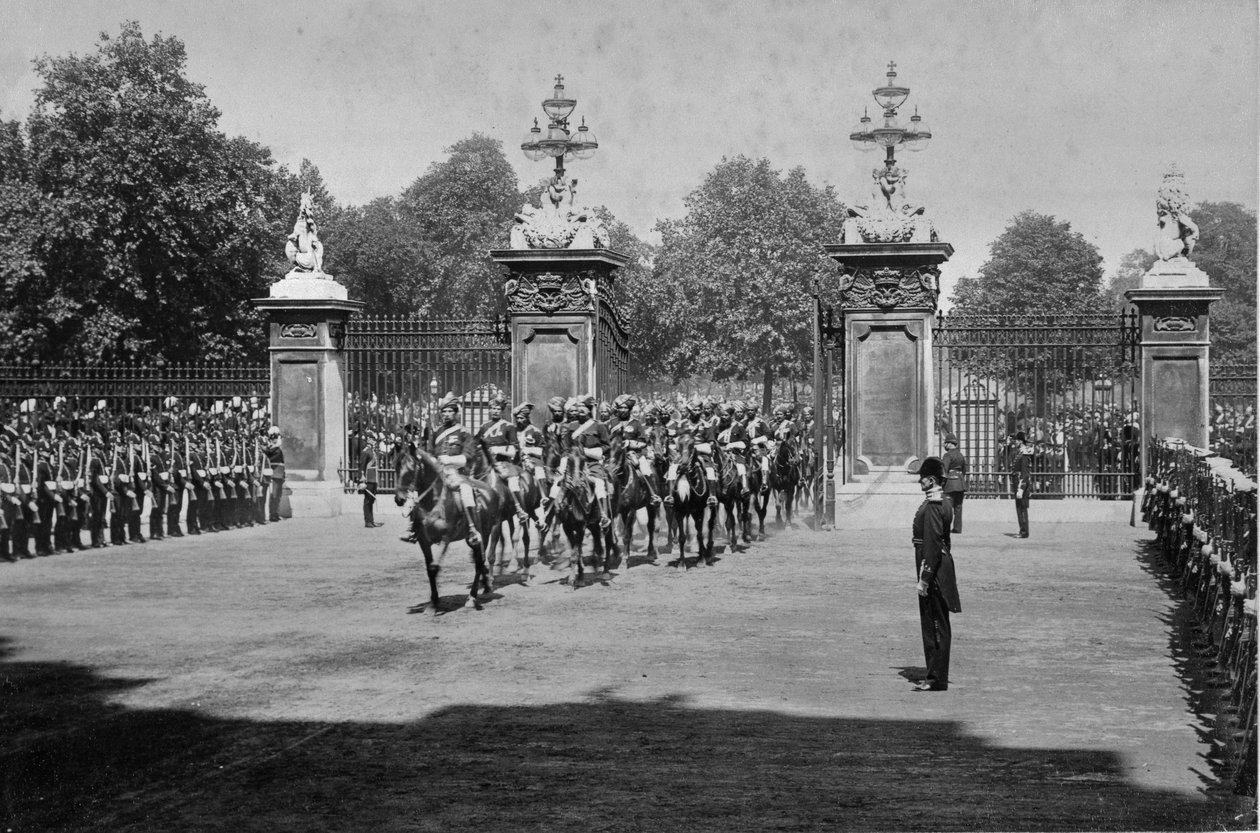 Diamentowa procesja jubileuszowa królowej Wiktorii, 22 czerwca 1897 (zdjęcie czarno-białe) autorstwa Unknown photographer