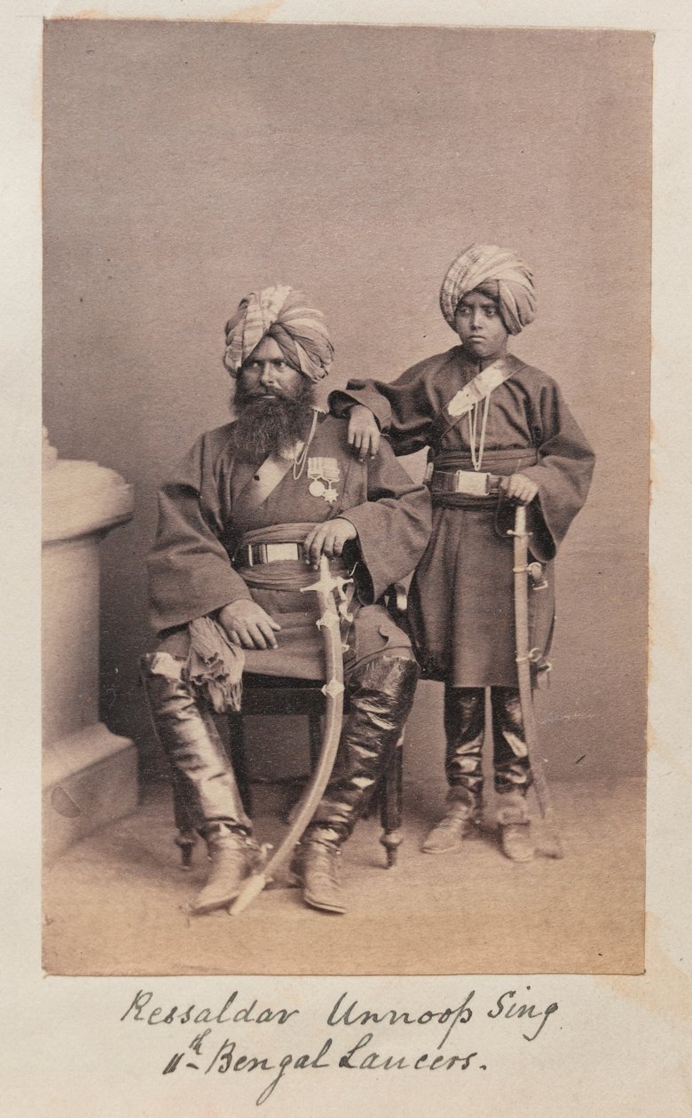Risaldar Dhandap Singh autorstwa Unknown photographer