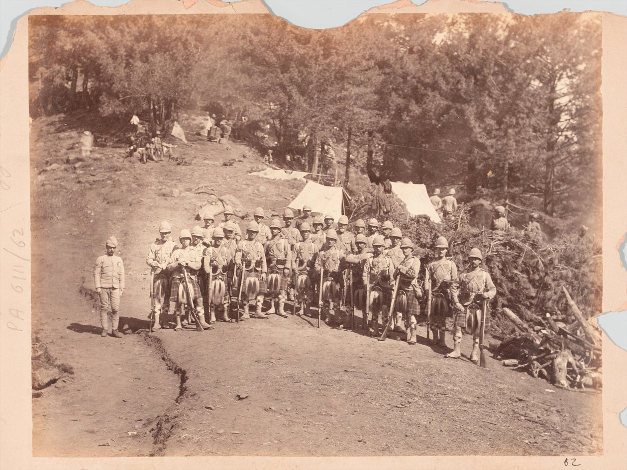 Seaforth Highlanders (Miłośnicy Ross-shire, Książę Albany), Ekspedycja na Czarną Górę autorstwa Unknown photographer