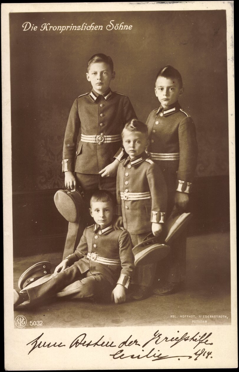 Synowie księżniczki koronnej, Prusy, NPG 5032 autorstwa Unknown photographer