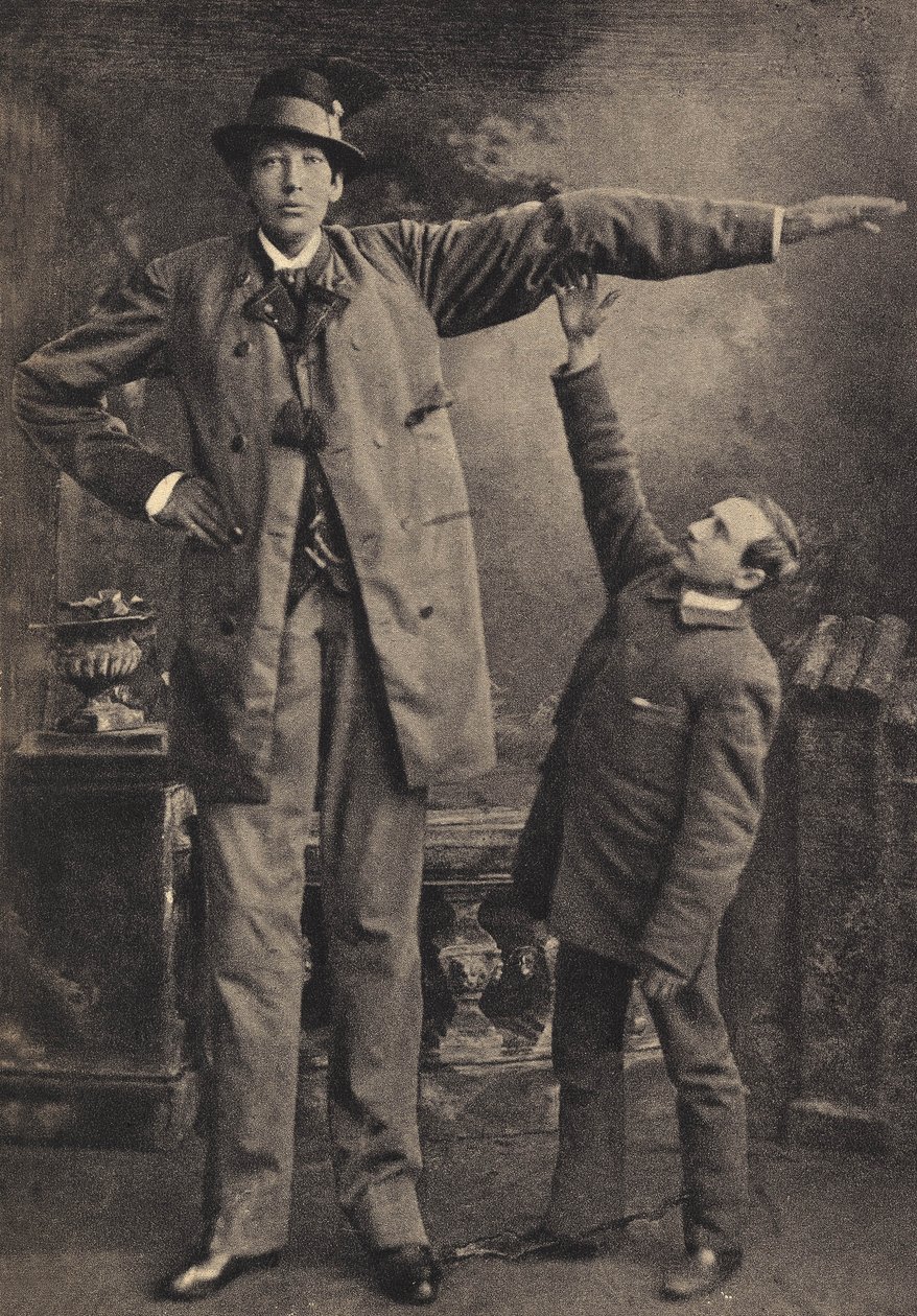 Potwory, Gigant. Fotografia, koniec XIX wieku, Paryż. autorstwa Unknown photographer