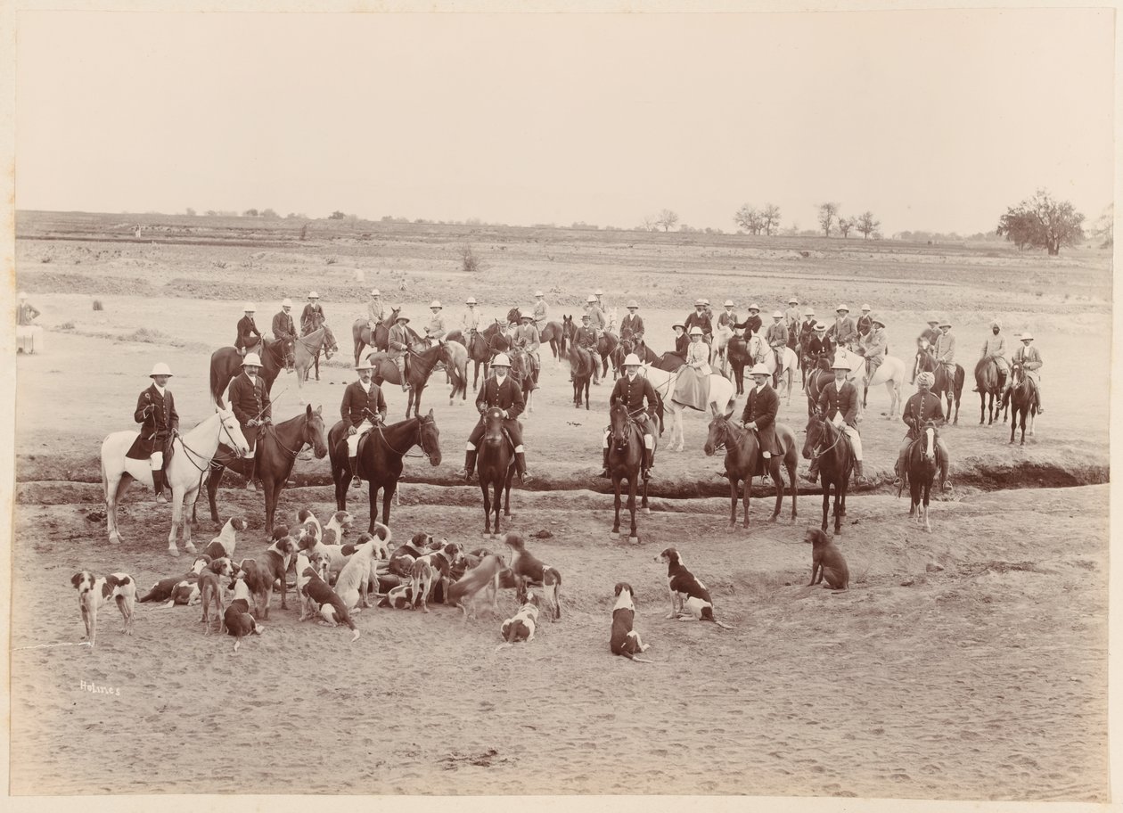 Polowanie na Peszawar, 1896 r. autorstwa Unknown photographer
