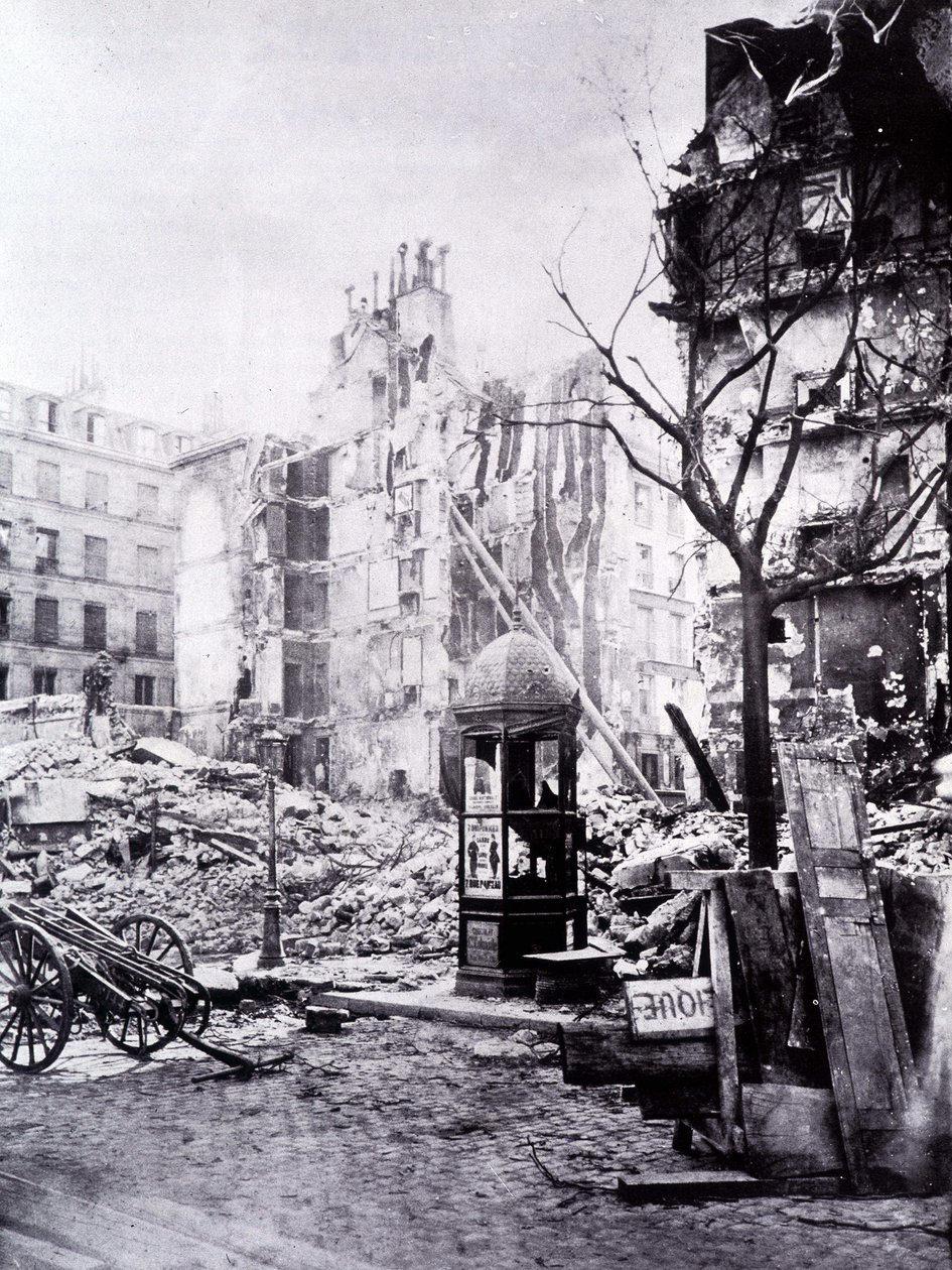 Wielkie dzieła Paryża: róg Rue Royal i Rue du Fbg St Antoine autorstwa Unknown photographer
