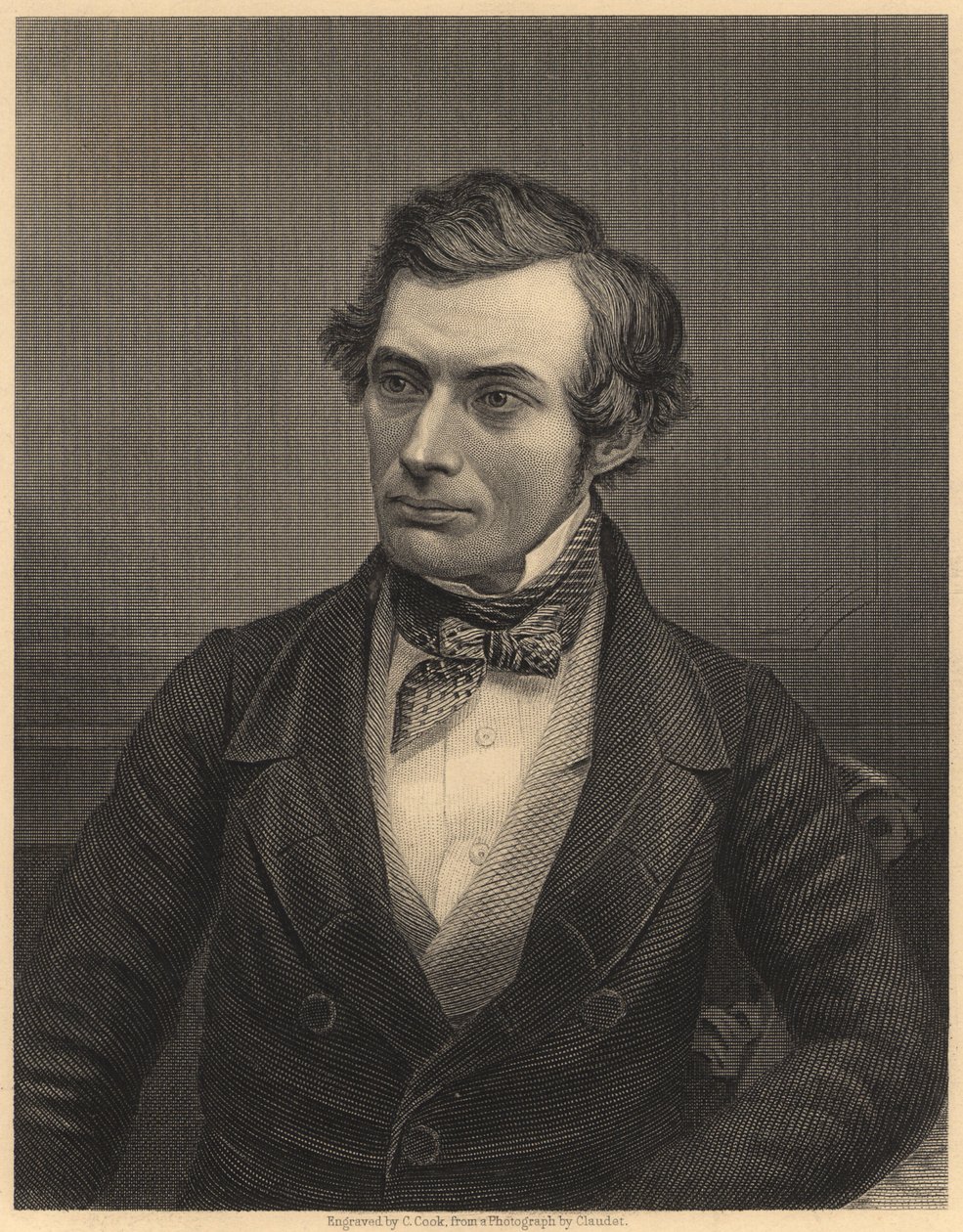 Thomas Graham (1805-1869) szkocki chemik, który położył podwaliny pod chemię fizyczną, ok. 1860 r. (rycina) autorstwa Unknown photographer
