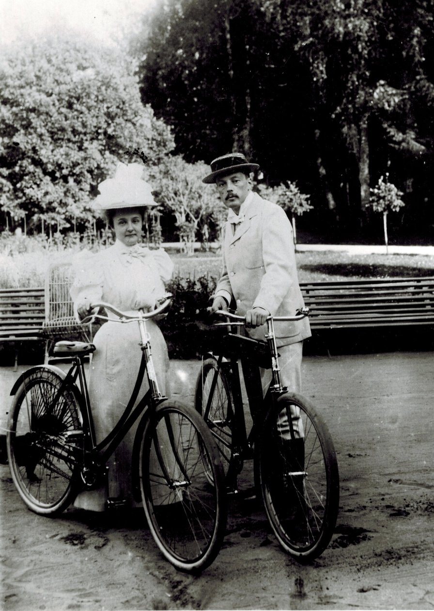 Władimir Dmitriewicz Nabokow (1870-1922) i Elena Iwanowna Rukawisznikowa (1876-1939), Anonim. Fotograf autorstwa Unknown photographer
