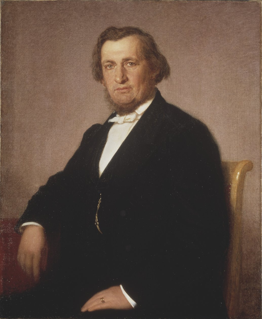 André Oskar Wallenberg, ok.1870 (olej na płótnie) autorstwa Uno Troili