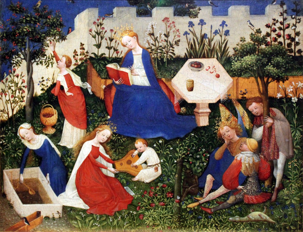 Rajski ogród autorstwa Upper Rhenish Master
