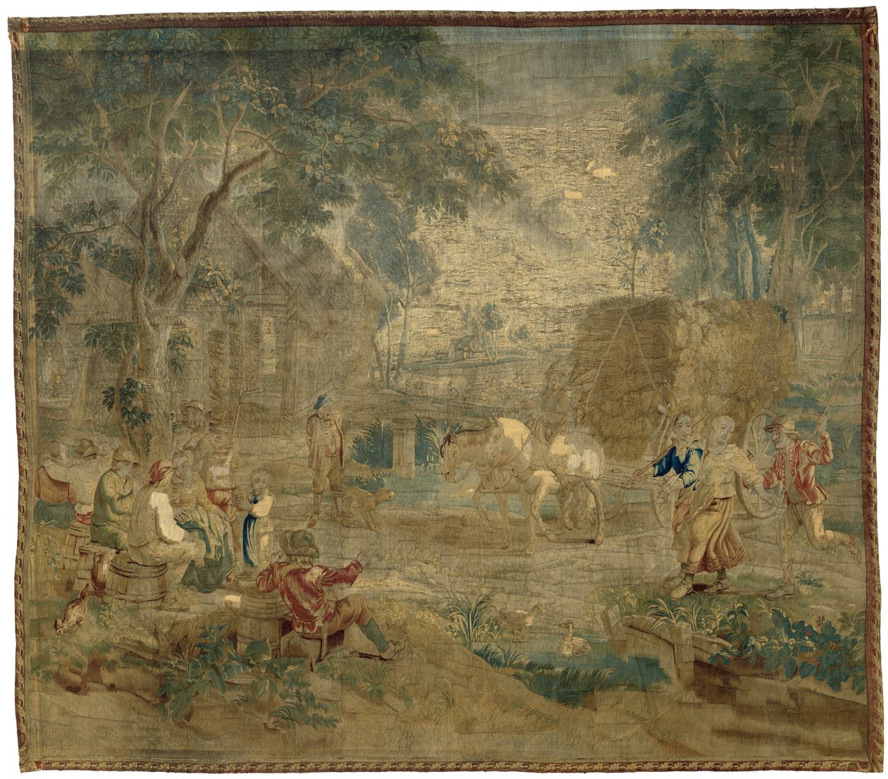 Powrót żniw Życie ludowe do Teniers (tytuł serii) autorstwa Urbanus Leyniers