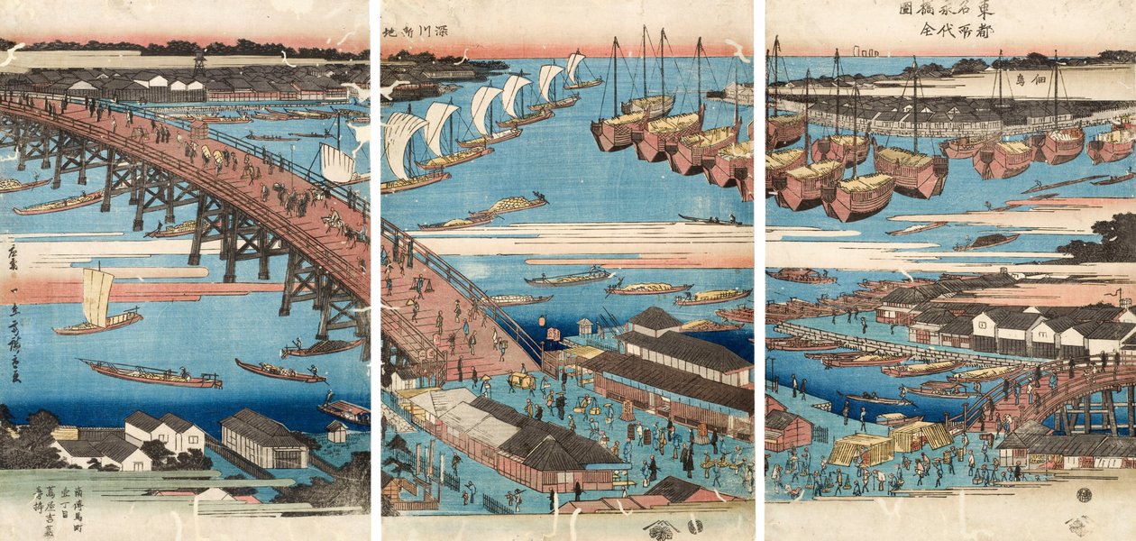Drzeworyt autorstwa Utagawa Hiroshige