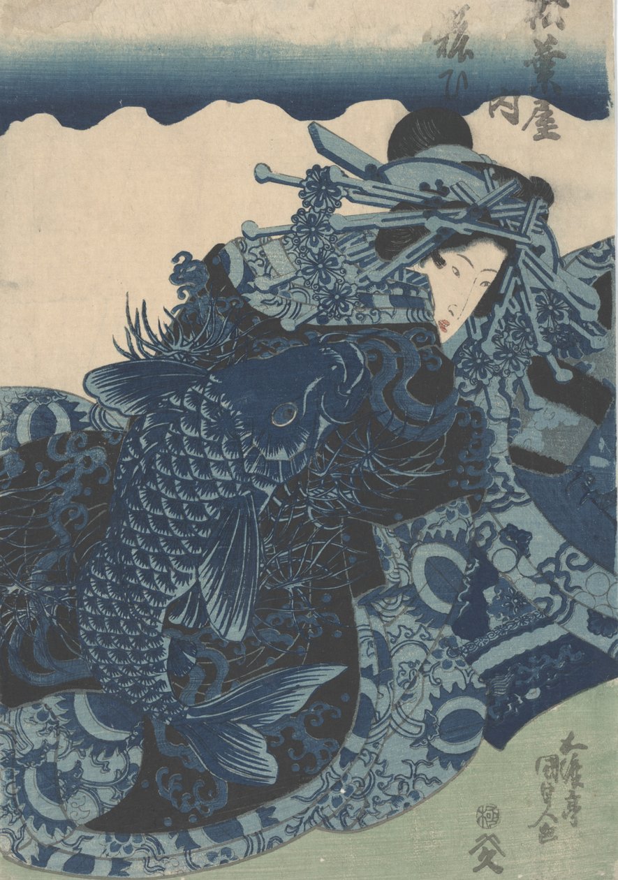 Nieuprawny autorstwa Utagawa Kunisada