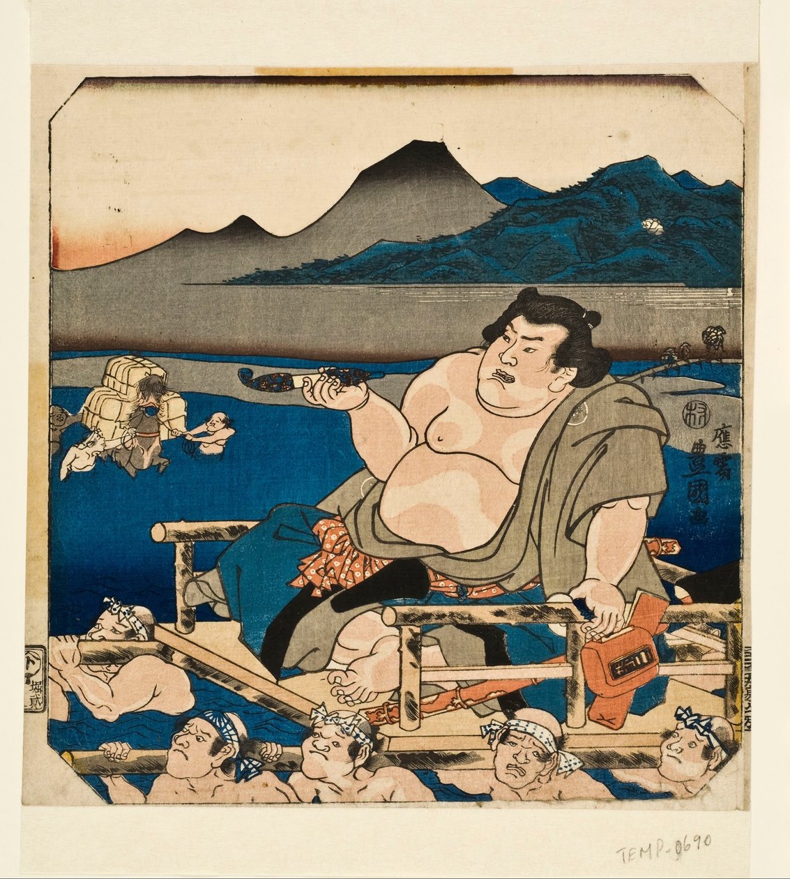 Drzeworyt autorstwa Utagawa Kunisada