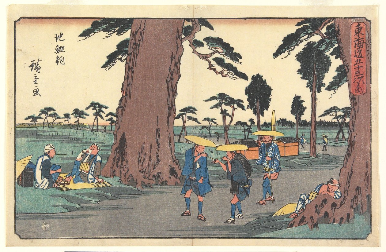 Chiryu autorstwa Utagawa Hiroshige