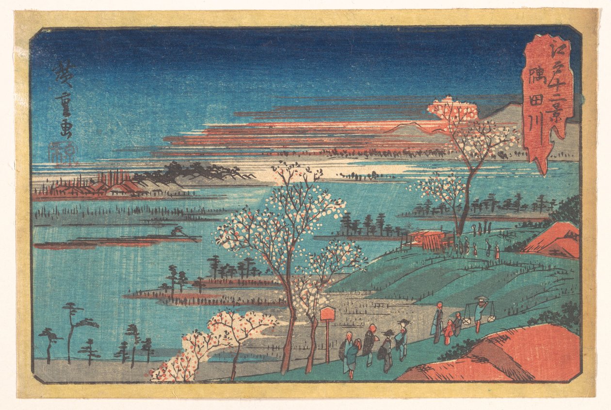 Kwiat z Gotenyamy autorstwa Utagawa Hiroshige