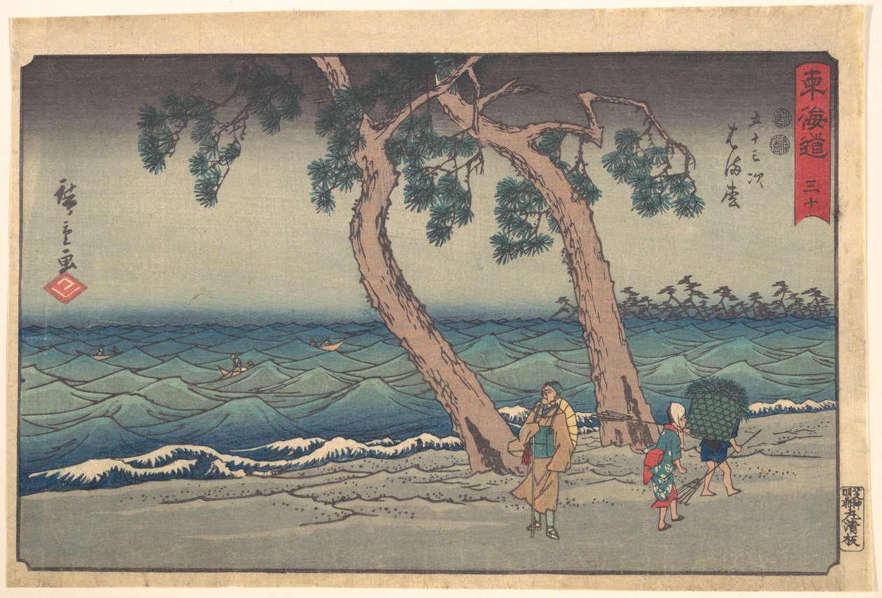 Hamamatsu autorstwa Utagawa Hiroshige