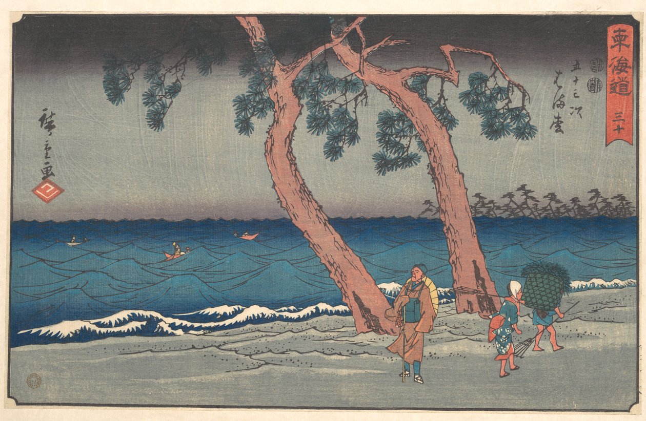 Hamamatsu autorstwa Utagawa Hiroshige