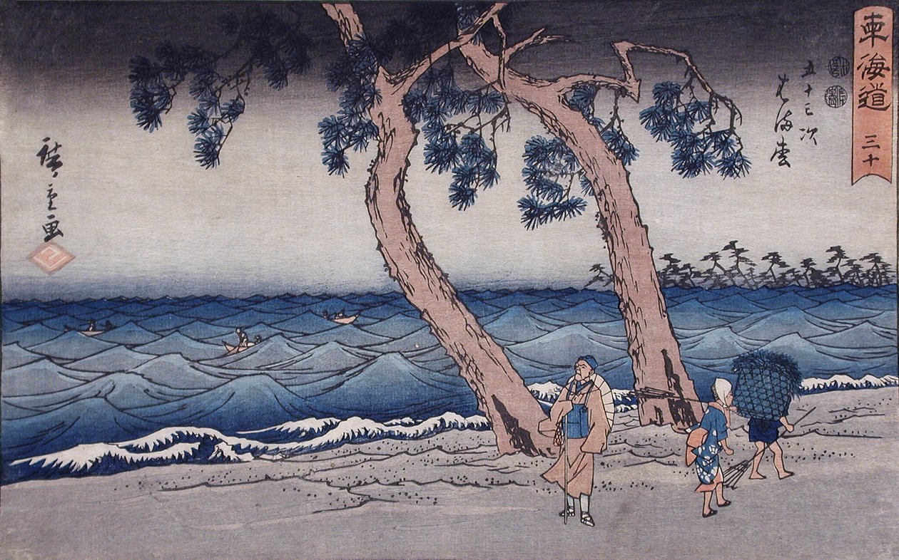 Hamamatsu autorstwa Utagawa Hiroshige