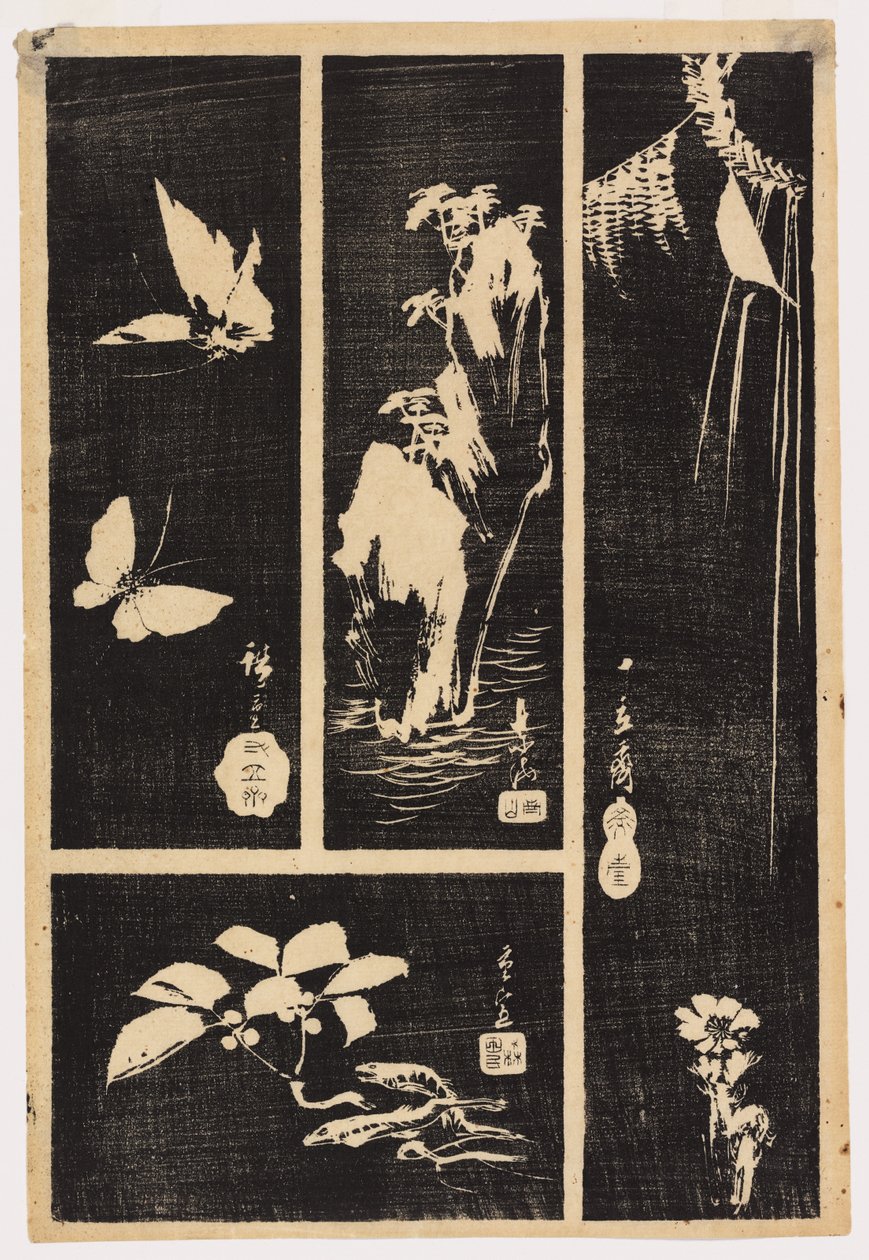 Arkusz Harimaze autorstwa Utagawa Hiroshige