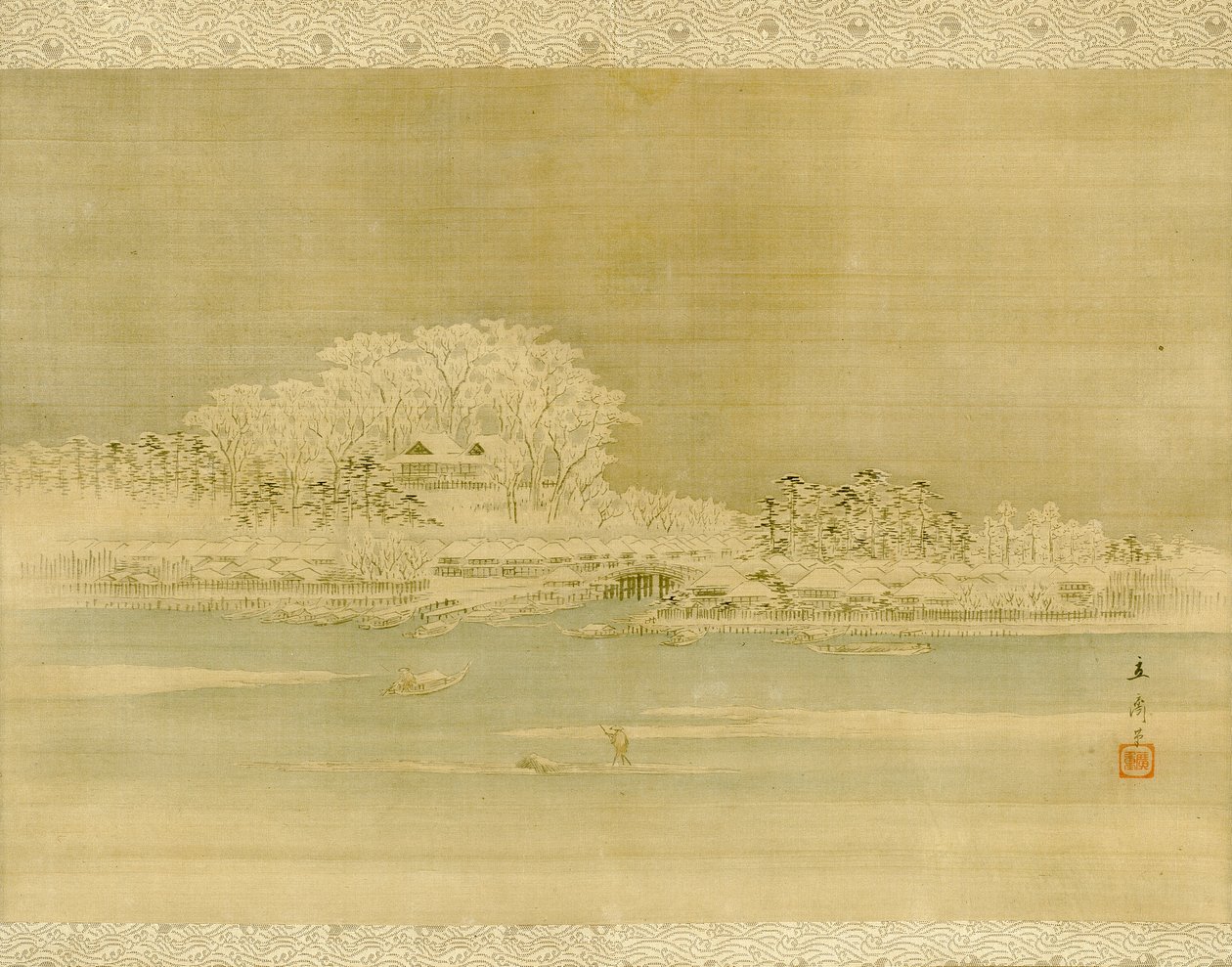 Rive Sumida autorstwa Utagawa Hiroshige
