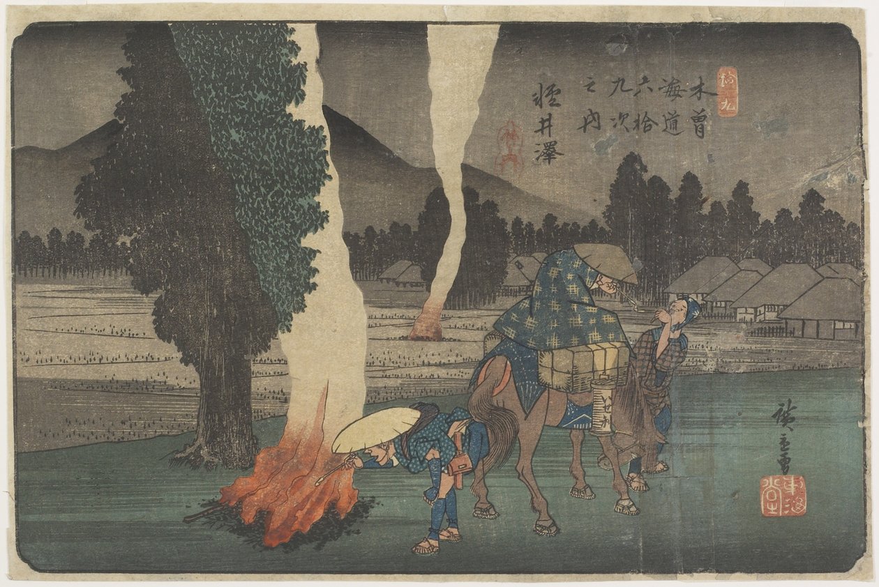 z. 19 Karuizawa, 1830-1844 autorstwa Utagawa Hiroshige