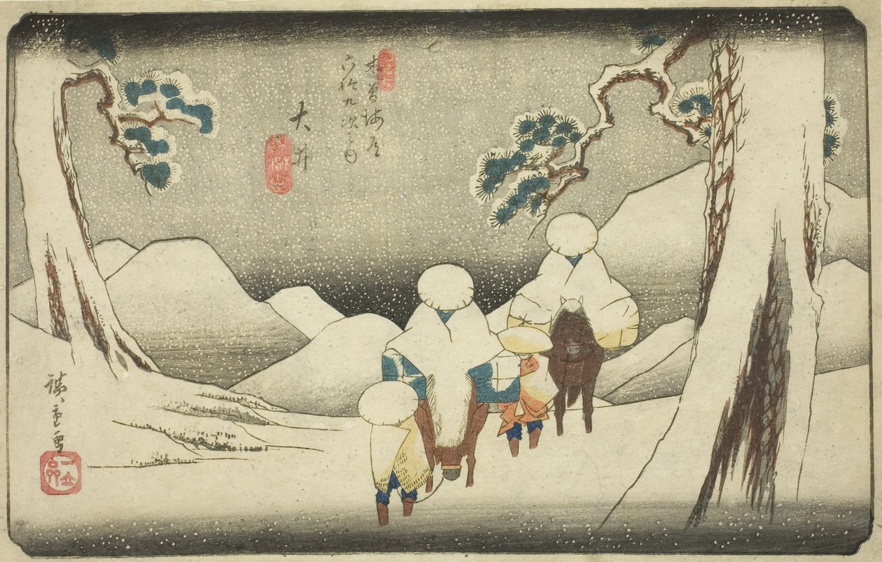 z. 47: Hej, z serii ``Shi xty-ine St a on s of the kisokaido