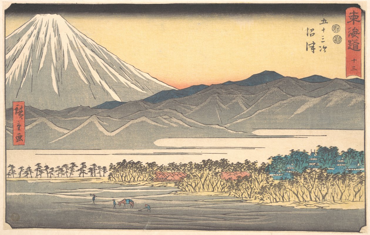 Numazu autorstwa Utagawa Hiroshige