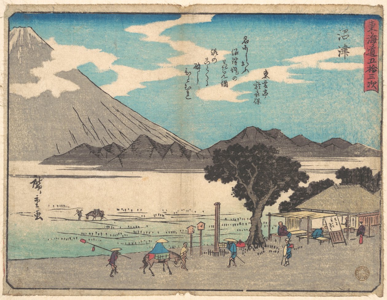 Numazu autorstwa Utagawa Hiroshige